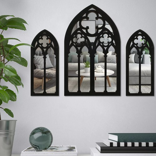 3pcs gothic mirrors wall - 3pcs,
