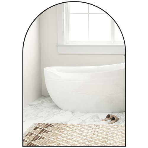 Homcom arch bathroom mirror - bathroom,