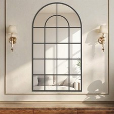 HOMCOM Modern Arch Window Wall