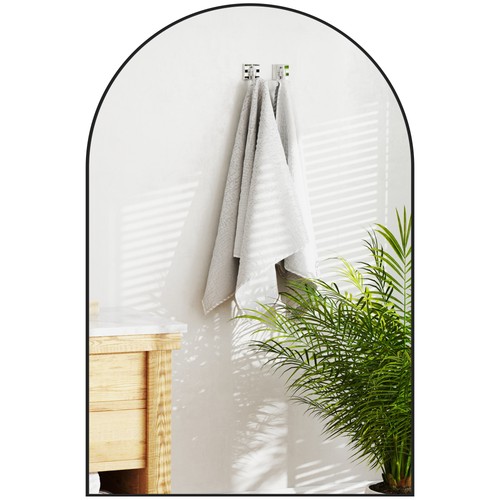 Homcom arch bathroom mirror - arch,