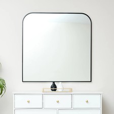 Large Black Curved Square