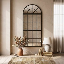 Large Arched Wall Mirror with