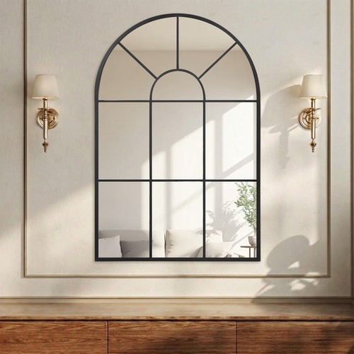 Homcom modern arched window - modern,