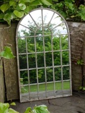 Arched Metal & Glass Garden
