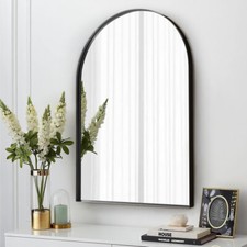 Framed Arched Mirror Wall