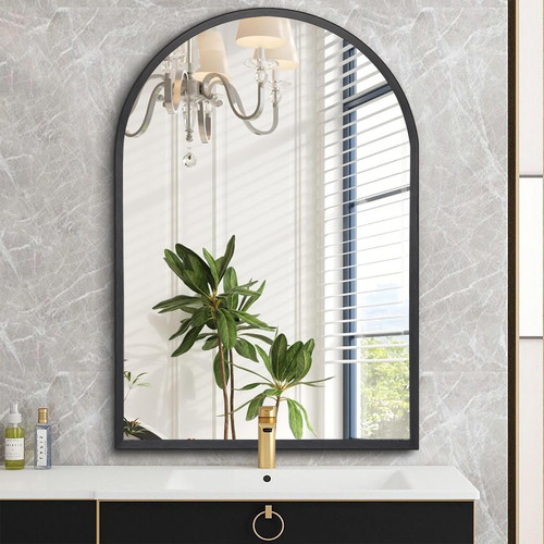 Arch bathroom mirror wall - bathroom, mirror,